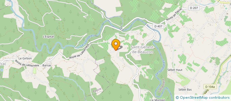 localisation de l'entreprise KOISHI  SAINT-GENEST-DE-BEAUZON