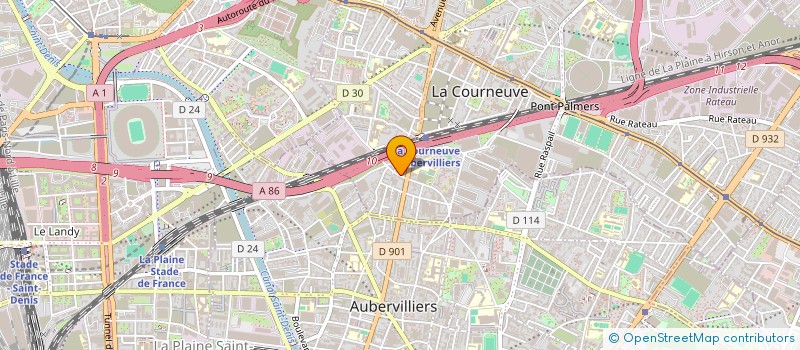 localisation de l'entreprise KOIYABLE à LA COURNEUVE