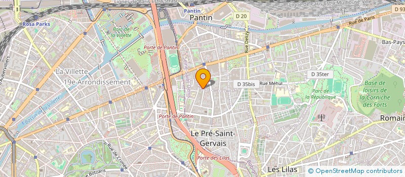 localisation de l'entreprise KOJALIVING  PANTIN