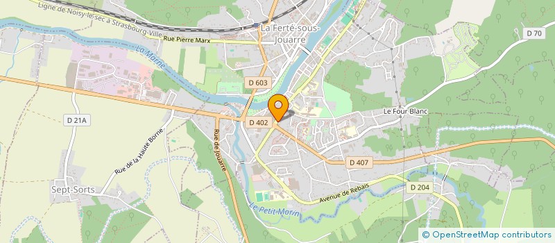 localisation de l'entreprise KOJE IMMOBILIER à LA FERTE-SOUS-JOUARRE