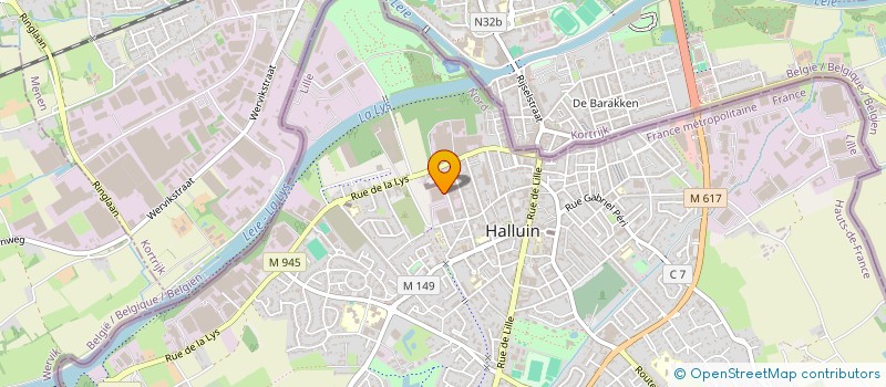 localisation de l'entreprise KOK DISTRIBUTION à HALLUIN