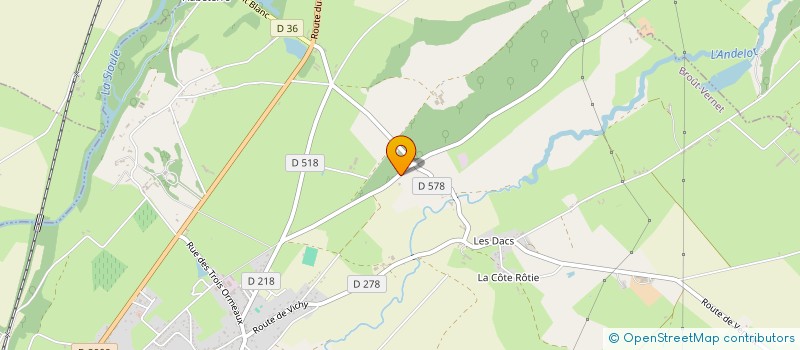 localisation de l'entreprise KOK&STOK  BROUT-VERNET