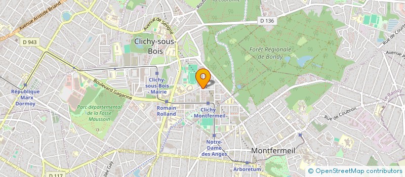 localisation de l'entreprise KOKE C'EST BON POUR LE MORAL EB à CLICHY-SOUS-BOIS