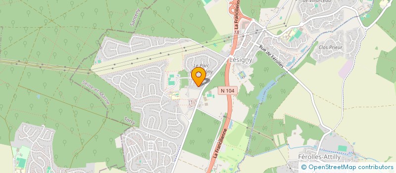 localisation de l'entreprise KOKI-R  LESIGNY