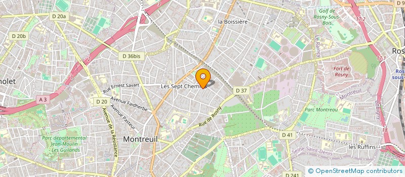 localisation de l'entreprise KOKIKIL à MONTREUIL