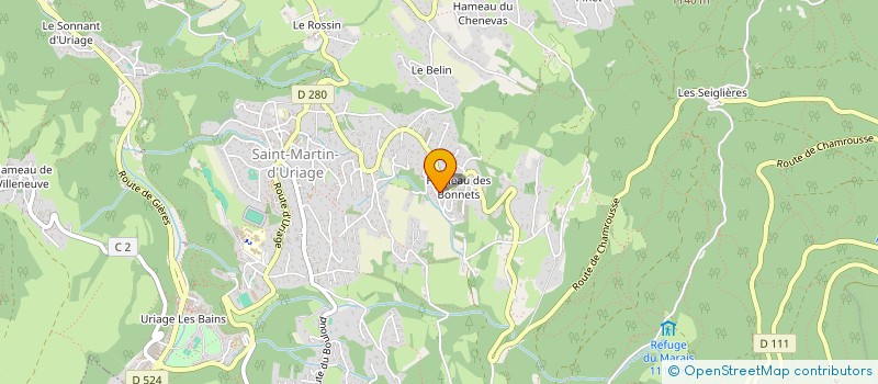 localisation de l'entreprise KOKKOZ PRODUCTION  SAINT-MARTIN-D'URIAGE