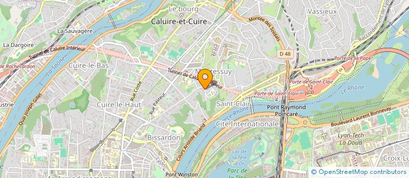 localisation de l'entreprise KOKLICO PRODUCTION  CALUIRE-ET-CUIRE