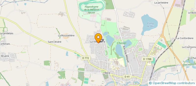 localisation de l'entreprise KOKLIKO  CHATEAUBRIANT