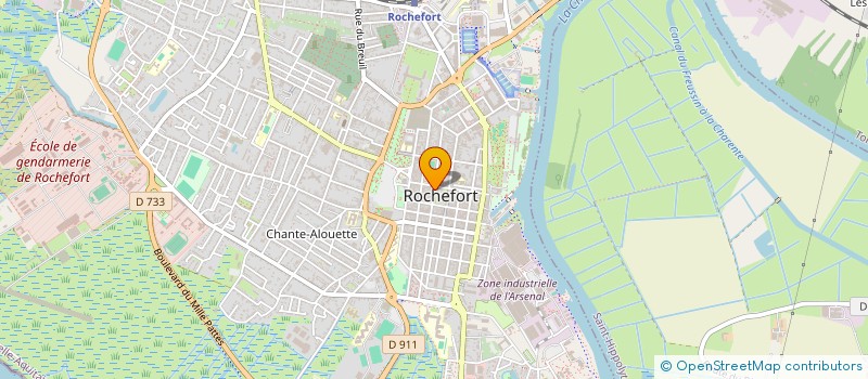 localisation de l'entreprise KOKO à ROCHEFORT