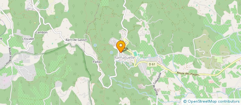 localisation de l'entreprise KOKO BEACH  RAMATUELLE