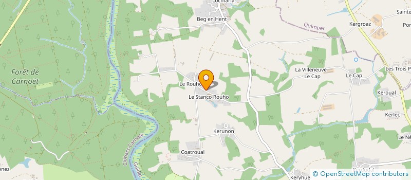 localisation de l'entreprise KOKOAD  QUIMPERLE