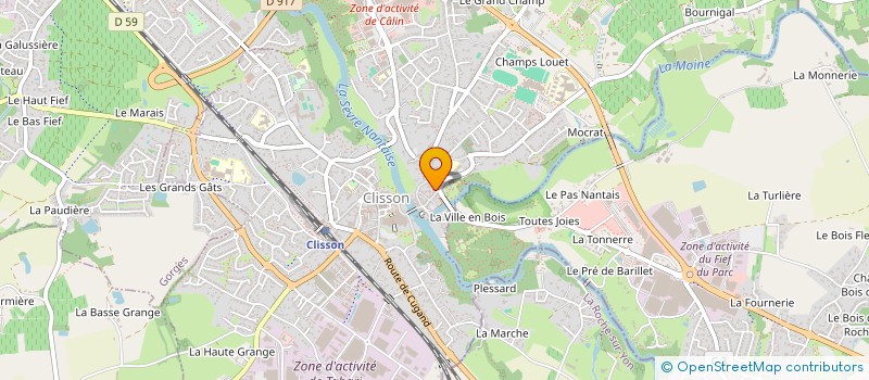 localisation de l'entreprise KOKON VAN  CLISSON