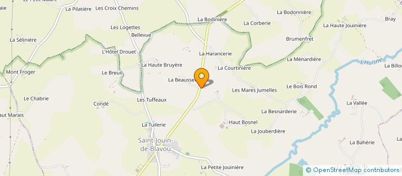localisation de l'entreprise KOKOS à BELLAVILLIERS