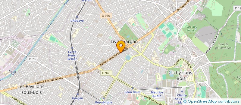 localisation de l'entreprise KOLAB à LIVRY-GARGAN