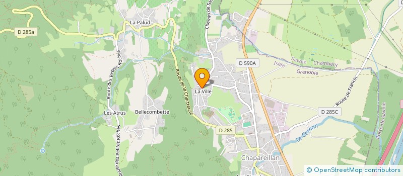 localisation de l'entreprise KOLAM  CHAPAREILLAN