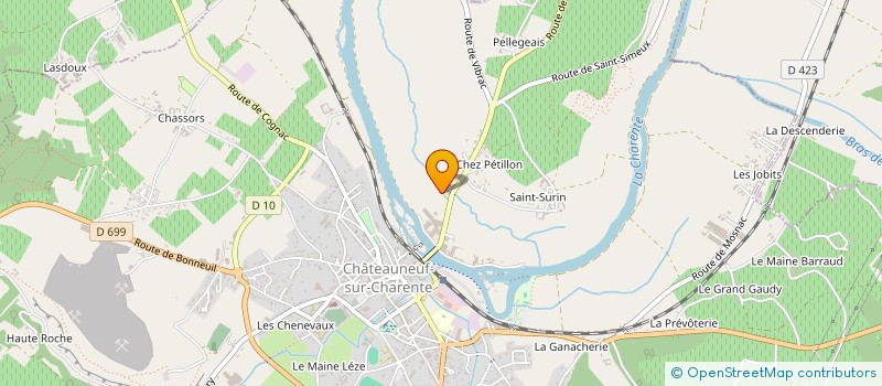 localisation de l'entreprise KOLANKAYA à CHATEAUNEUF-SUR-CHARENTE