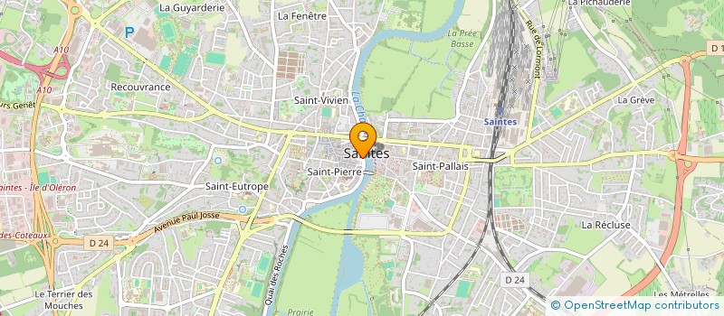 localisation de l'entreprise KOLCHAK'PUB  SAINTES