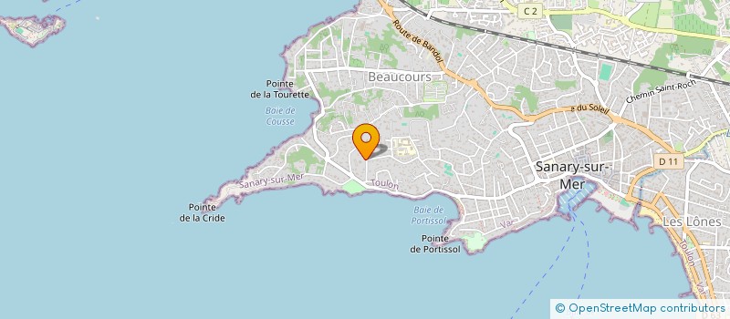 localisation de l'entreprise KOLEA à SANARY-SUR-MER