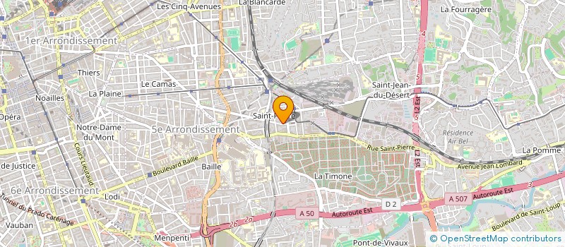 localisation de l'entreprise KOLEHA à MARSEILLE