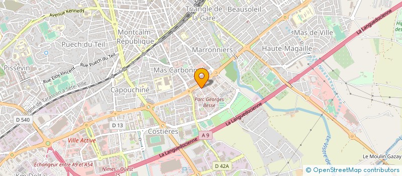 localisation de l'entreprise KOLENBRENER MEJEAN CONSEILS à NIMES