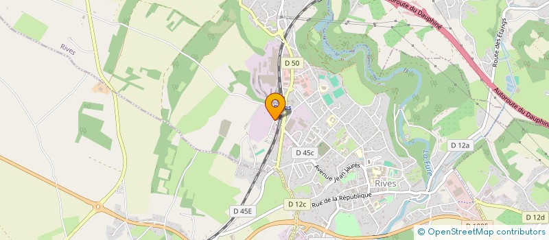 localisation de l'entreprise KOLERSKI PLATRERIE  RIVES