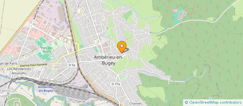 localisation de l'entreprise KOLIBRI  AMBERIEU-EN-BUGEY