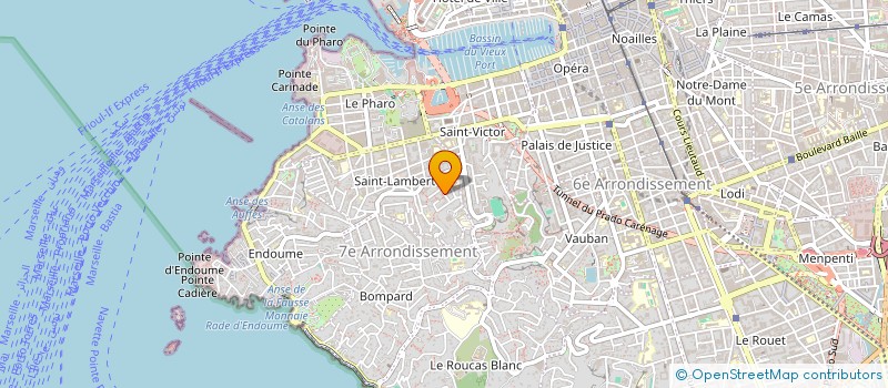 localisation de l'entreprise KOLIBRI à MARSEILLE