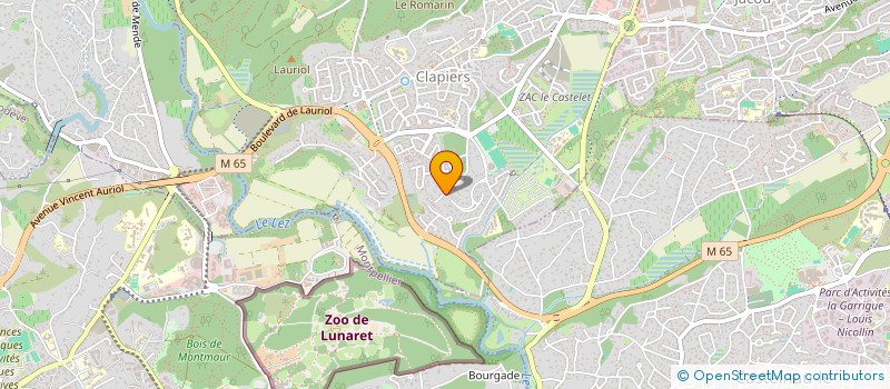 localisation de l'entreprise KOLIBRI  CLAPIERS