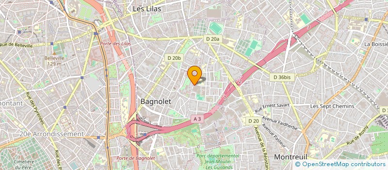 localisation de l'entreprise KOLISPEED à BAGNOLET