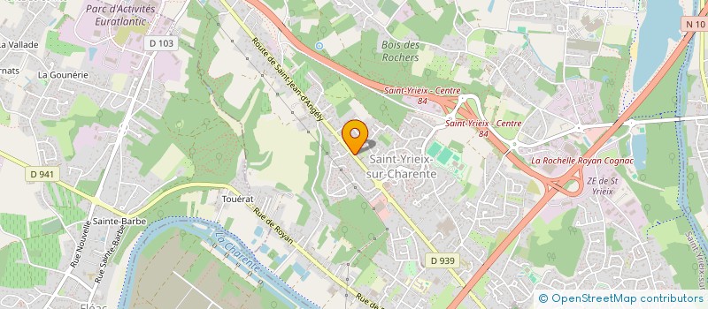 localisation de l'entreprise KOLOCK à SAINT-YRIEIX-SUR-CHARENTE