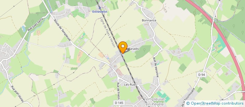 localisation de l'entreprise KOLOR'ADOS  TEMPLEUVE-EN-PEVELE