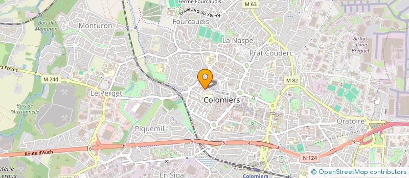localisation de l'entreprise KOLOR'I'ART à COLOMIERS