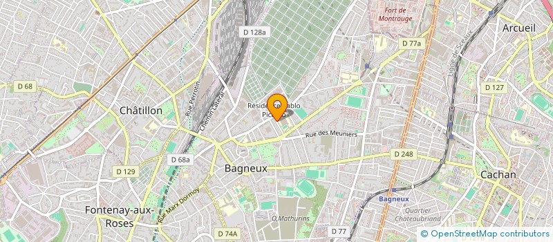 localisation de l'entreprise KOLORI à BAGNEUX