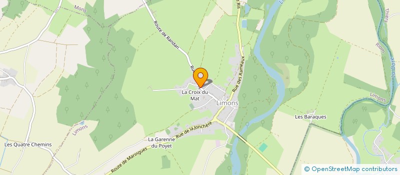 localisation de l'entreprise KOLORIEL à LIMONS