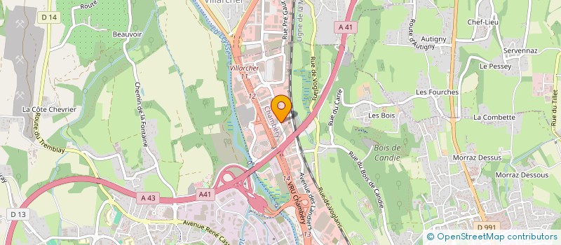 localisation de l'entreprise KOLOSOL à CHAMBERY