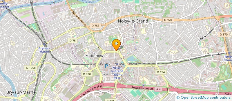 localisation de l'entreprise KOLPRON FRANCE SA à NOISY-LE-GRAND