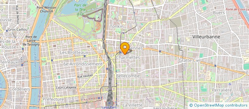 localisation de l'entreprise KOLPYM  VILLEURBANNE