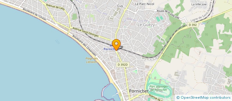 localisation de l'entreprise KOLSKY IMMOBILIER à PORNICHET