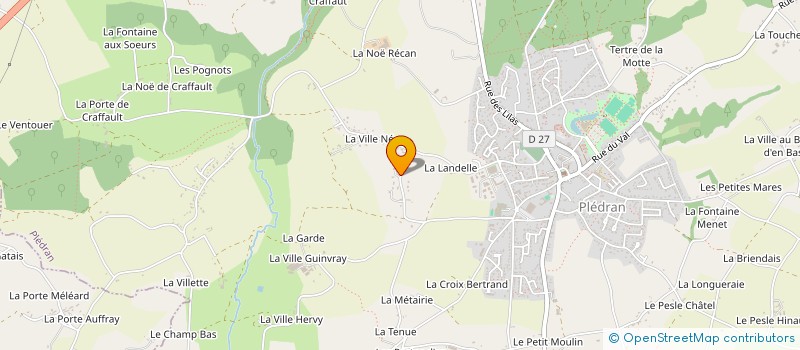 localisation de l'entreprise KOLT  PLEDRAN