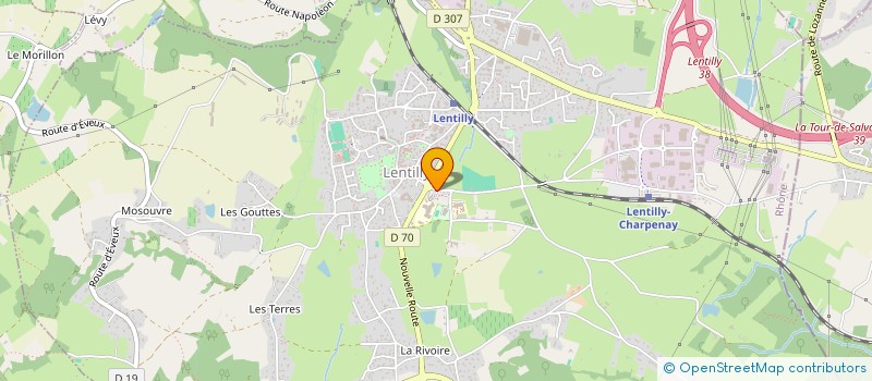 localisation de l'entreprise KOLY KOOP RHONE ALPES  LENTILLY