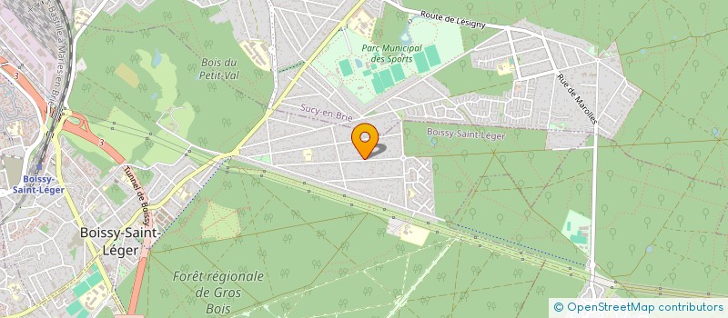 localisation de l'entreprise KOLYBRI HOLDING à BOISSY-SAINT-LEGER