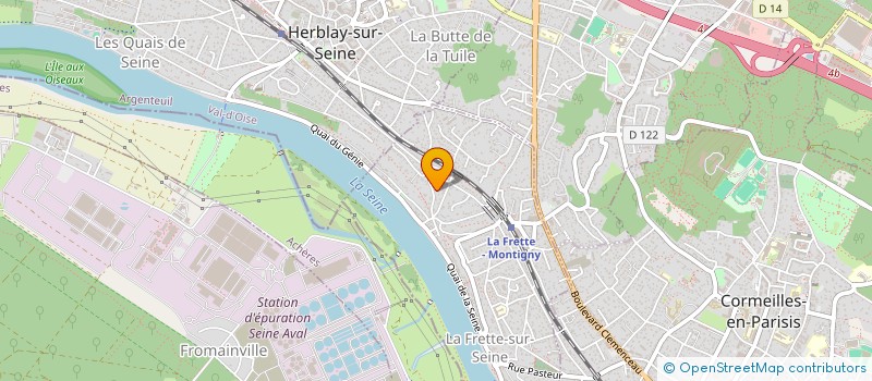 localisation de l'entreprise KOM  LA FRETTE-SUR-SEINE