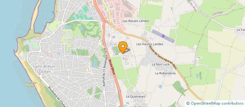 localisation de l'entreprise KOM-BAK à SAINT-BREVIN-LES-PINS