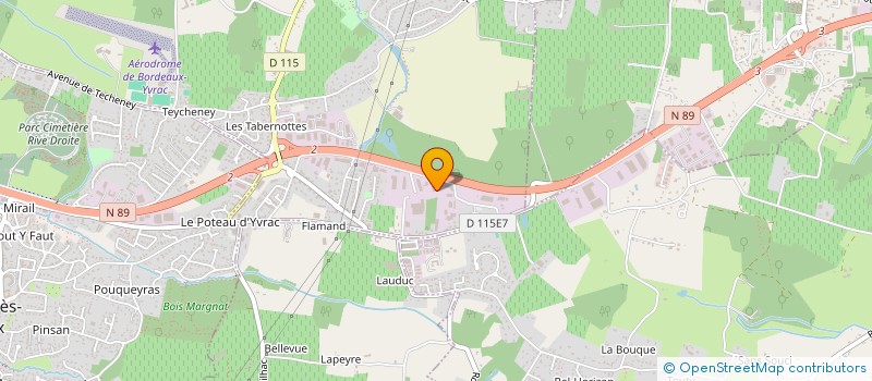 localisation de l'entreprise KOM COLOR  YVRAC