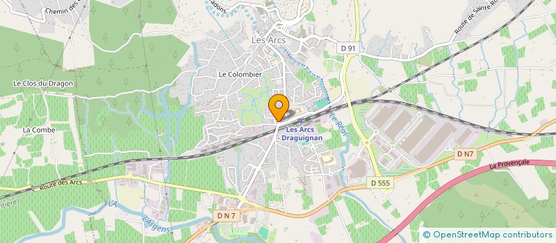 localisation de l'entreprise KOM'UNIKEZ  LES ARCS