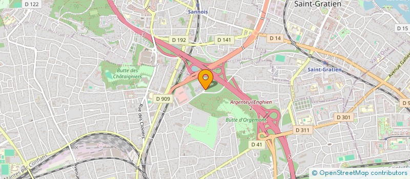 localisation de l'entreprise KOMALDINE  ARGENTEUIL