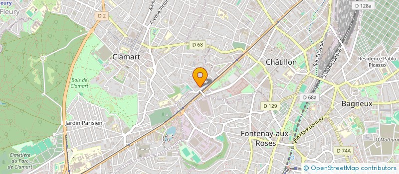 localisation de l'entreprise KOMAN CONSTRUCTION  CHATILLON