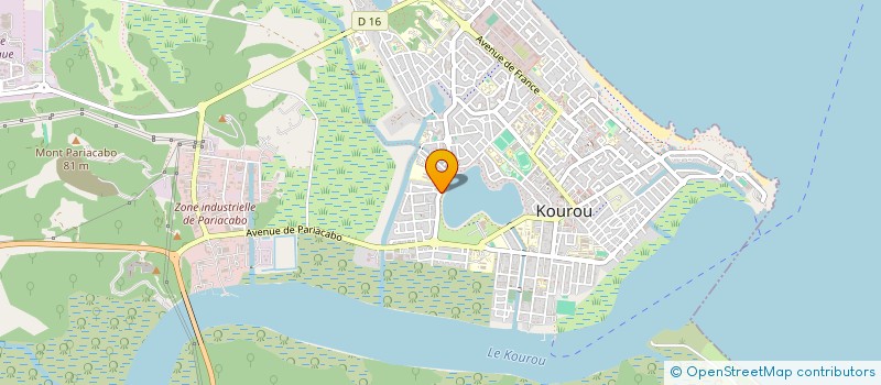 localisation de l'entreprise KOMANTI PRODUCTIONS à KOUROU
