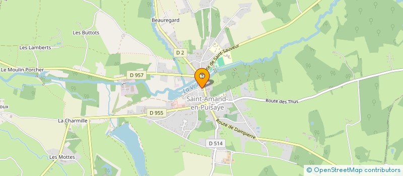 localisation de l'entreprise KOMAZIOU à SAINT-AMAND-EN-PUISAYE