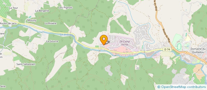 localisation de l'entreprise KOMBA à SAINTE-MAXIME